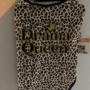 XL drama queen brand new dog shirt